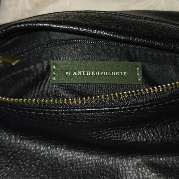 Anthropology Faux Leather Crossbody Convertible Bag - Picture 6 of 7